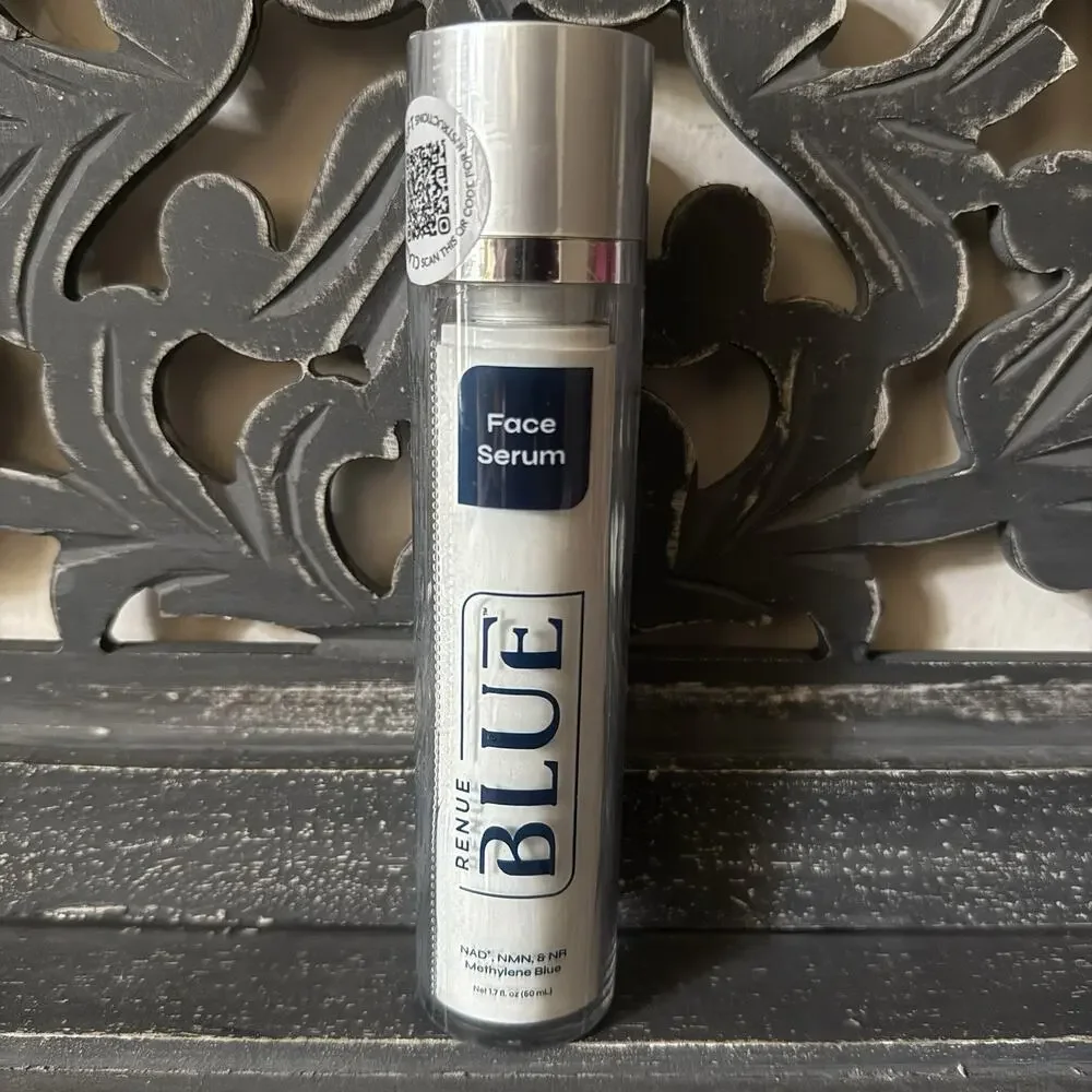 Renu Blue Face Serum 1.7oz Skincare Hydrating Formula NEW Sealed